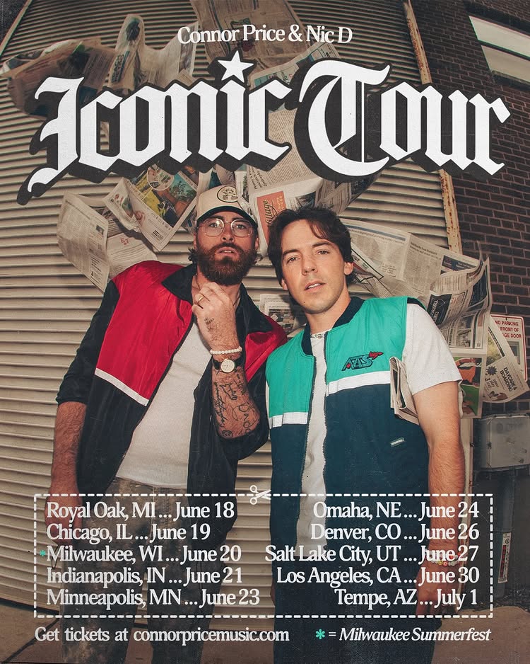 Nic D Iconic Tour Poster 2026